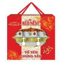 Hộp 6 Hũ Nước Yến Red Nest Chưng Sẵn Có Quai 70Ml