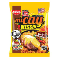 (Only Emartmall) Mì Xào Nissin Bít Tết Cay Phô Mai Gói 70G