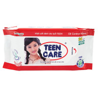 (Only Emartmall) Khăn Ướt Teen Care Đỏ 20 Miếng