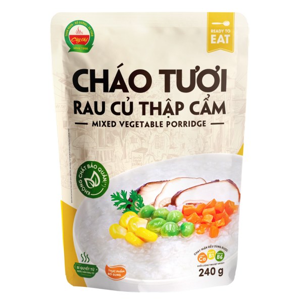 Cháo Tươi Rau Củ Thập Cẩm Cây Thị 240G