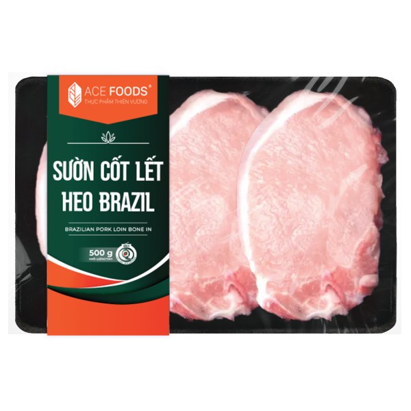 Sườn Cốt Lết Heo Brazil ACE Foods 500G