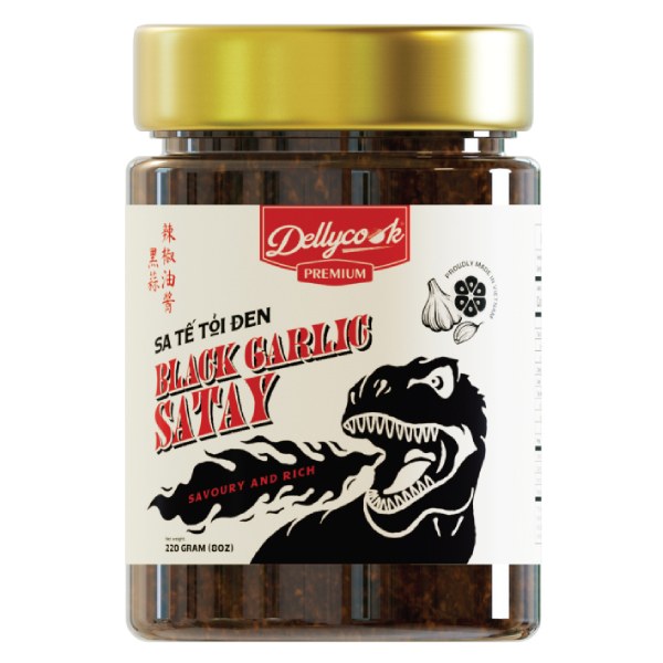 Sa Tế Tỏi Đen Dellycook Hũ 220G