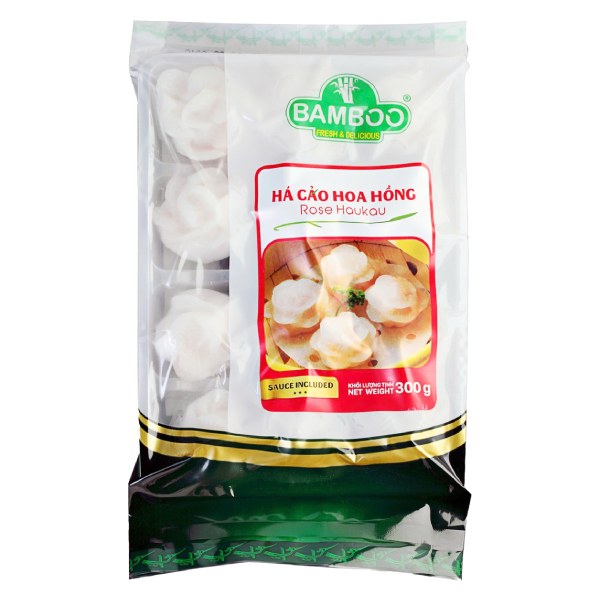 Há Cảo Hoa Hồng Bamboo Gói 300G