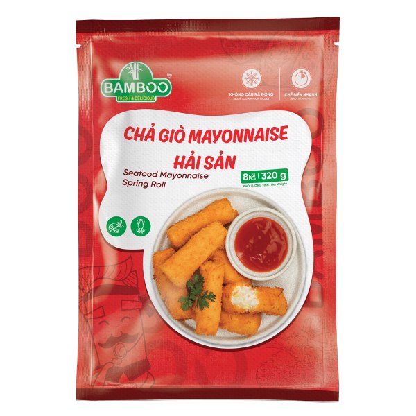 Chả Giò Bamboo Mayonnaise Hải Sản 320G