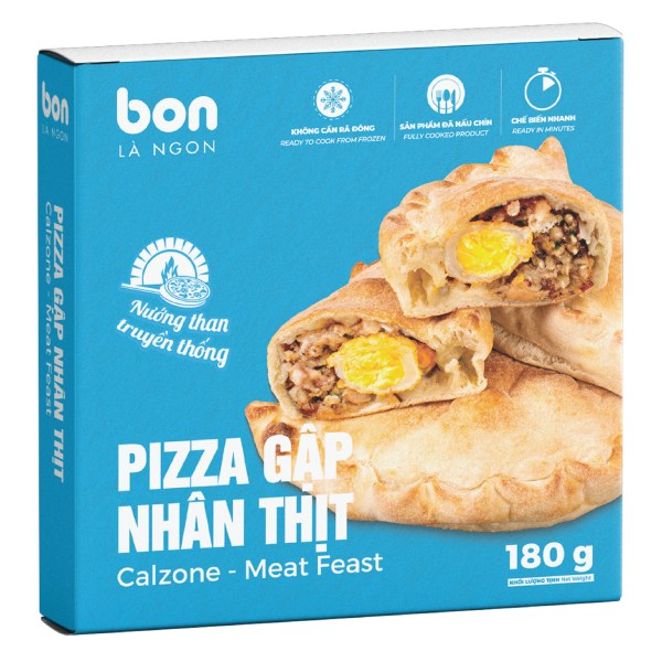 Pizza Gập Nhân Thịt Bon 180G