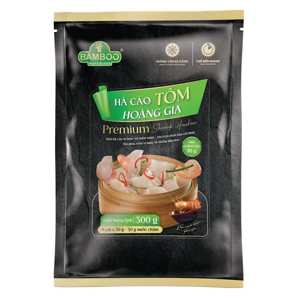 Há Cảo Bamboo Tôm Hoàng Gia Gói 300G
