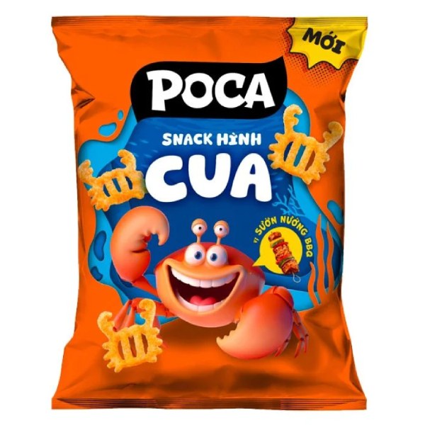 Snack Cua Poca Sườn Nướng BBQ 60G