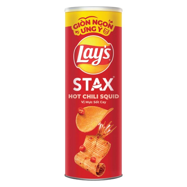 Snack Khoai Tây Lay’s Stax Vị Mực Cay Hộp 90G