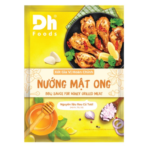 Xốt Gia Vị Hoàn Chỉnh Nướng Mật Ong Dh Foods Gói 80G