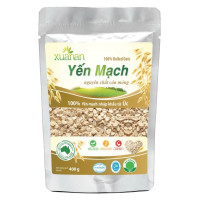 Yến Mạch Xuân An Nguyên Chất Cán Mỏng Túi 400G