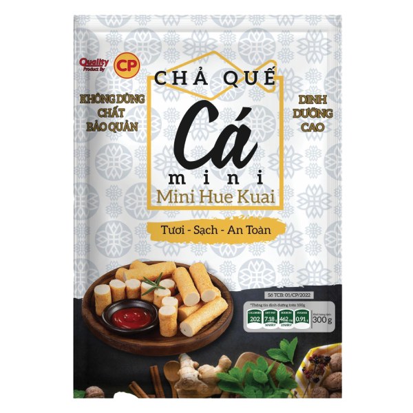 Chả Quế Cá Mini CP Gói 300G
