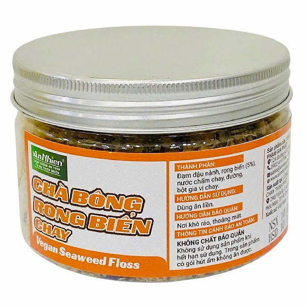 Chà Bông Rong Biển Chay An Nhiên Hộp 50G