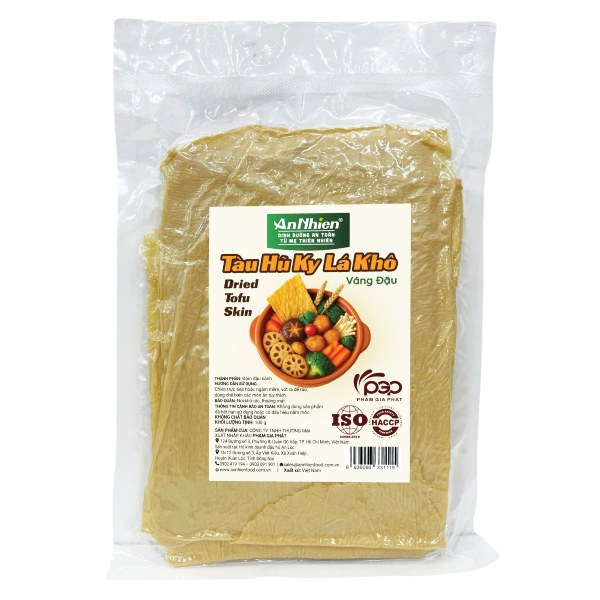 Tàu Hủ Ky Lá Khô An Nhiên Gói 100G