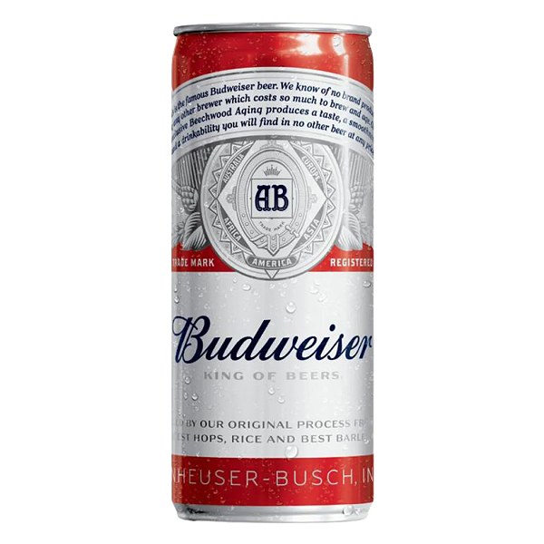 Bia Budweiser Sleek Lon 330Ml