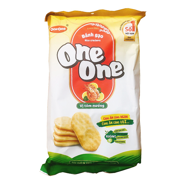 Bánh Gạo One One Vị Tôm Nướng 150G