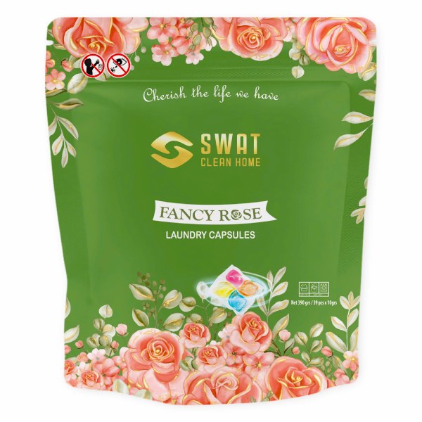 Viên Giặt Xả Fancy Rose Túi 39 Viên*10G