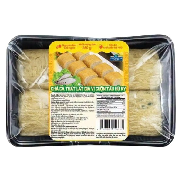 Chả Cá Thát Lát Gia Vị Cuộn Tàu Hủ Ky Phạm Nghĩa 260G