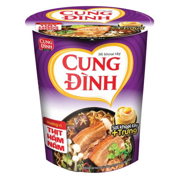 Mì Ly Cung Đình Thịt Hầm Nấm 65G