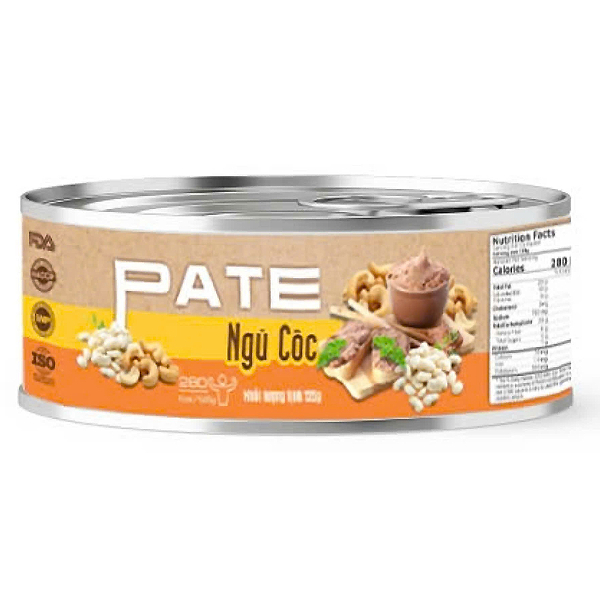 Pate Chay Trâm Anh Ngũ Cốc Hộp 125G