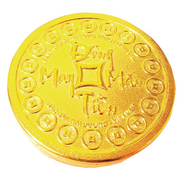 Bánh Đậu Xanh Rồng Vàng Hoàng Gia Đồng Tiền Lớn 250G