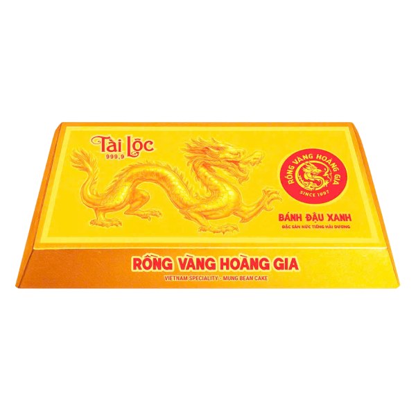 Bánh Đậu Xanh Rồng Vàng Hoàng Gia Thỏi Vàng Rồng 200G