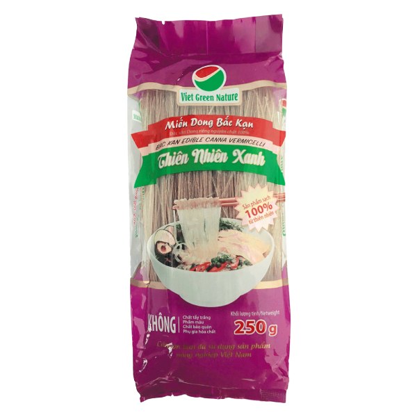 Miến Dong Bắc Kạn Thiên Nhiên Xanh 250G