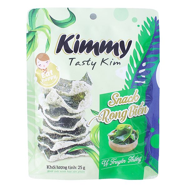 Snack Rong Biển Kimmy Vị Truyền Thống Gói 25G