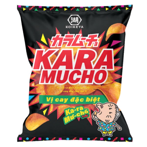Snack Khoai Tây Karamucho Cay Đặc Biệt Gói 82G