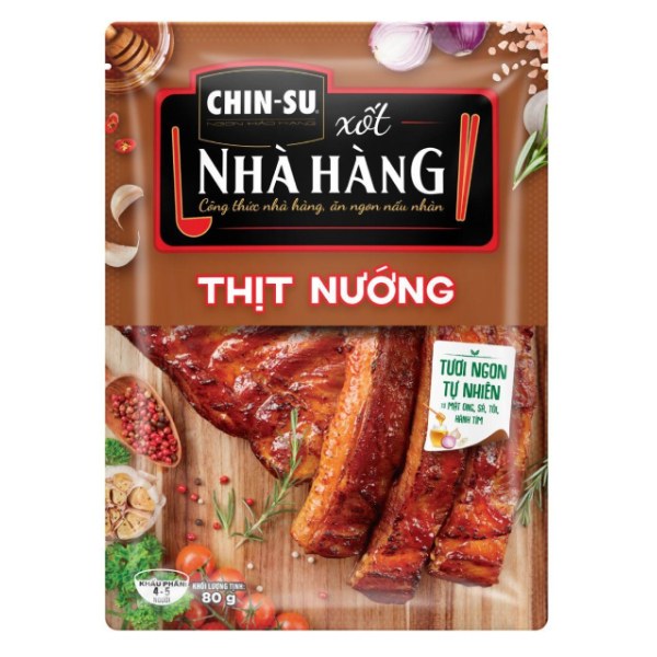 Xốt Gia Vị Hoàn Chỉnh Chinsu Thịt Nướng Gói 80G