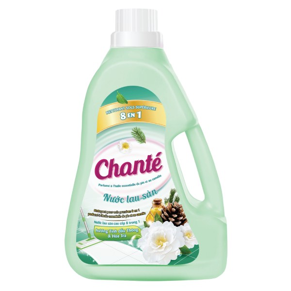 Nước Lau Sàn Chante Tinh Dầu Thông & Hoa Trà Bình 3.2Kg