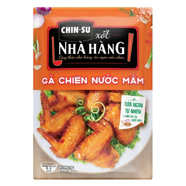 Xốt Gia Vị Hoàn Chỉnh Chinsu Gà Chiên Nước Mắm Gói 70G