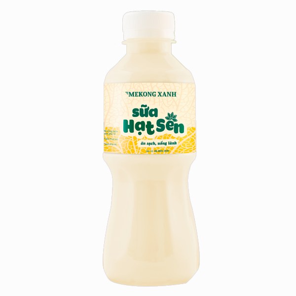 Sữa Hạt Sen Mekong Xanh Chai 330Ml