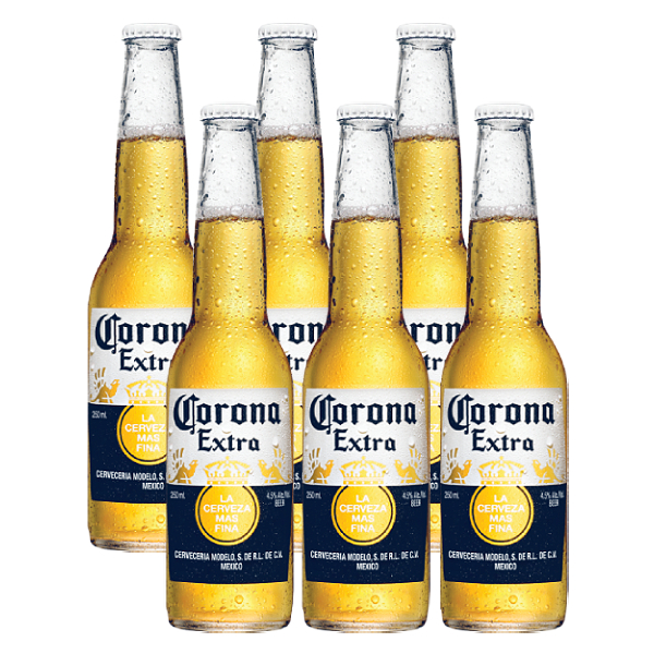 Bia Corona Extra Lốc 6 Chai 250Ml