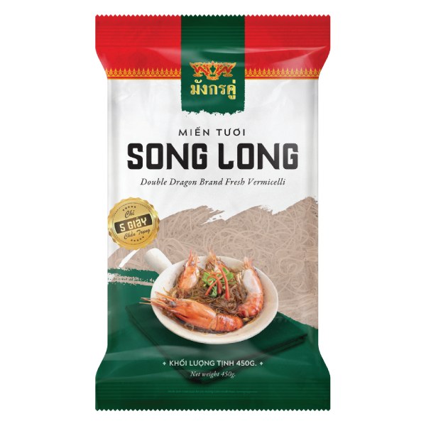 Miến Tươi Song Long Gói 450G