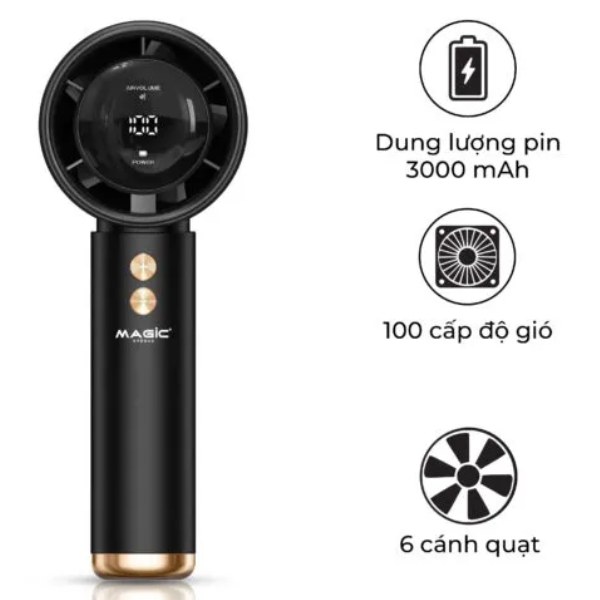 Quạt Sạc Mini Cầm Tay Magic A-009