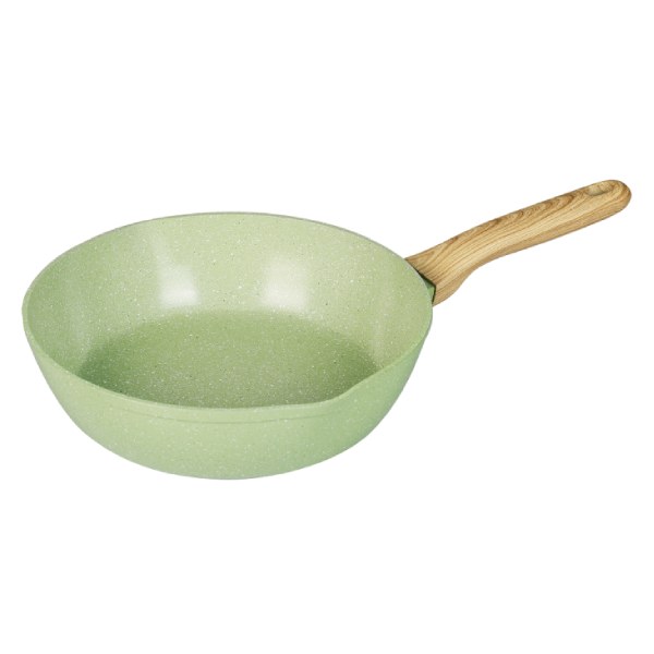 Chảo Sâu Men Đá Miệng Rót Greencook GCP231-26IH 26Cm