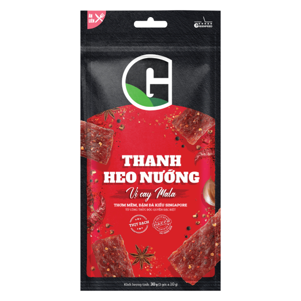 Thanh Heo Nướng Mala G Vị Cay Gói 30G