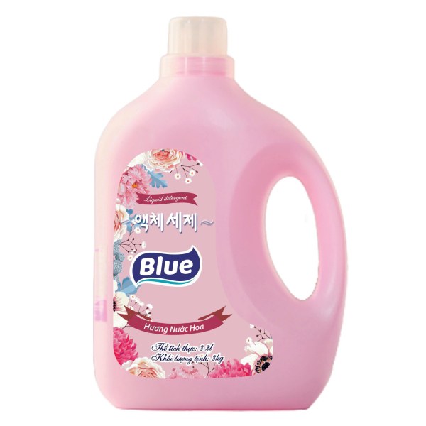 (Only Emartmall) Nước Giặt Xả Blue Hương Nước Hoa 3.2L