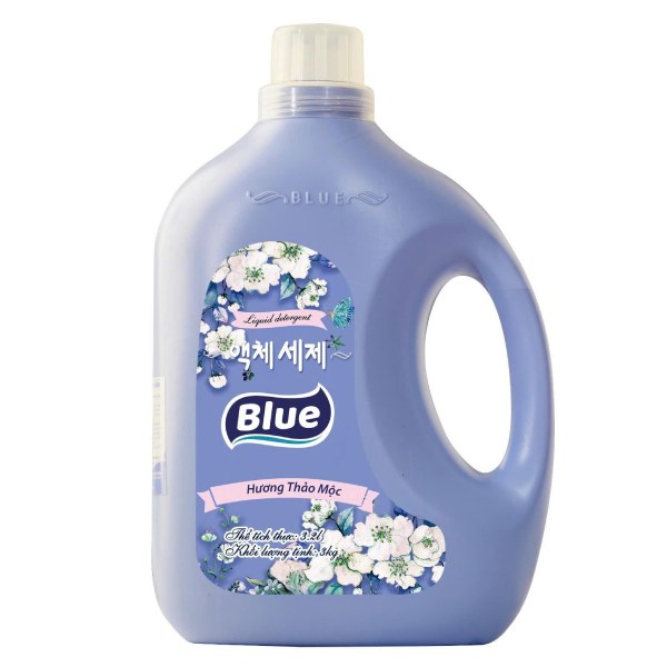 (Only Emartmall) Nước Giặt Xả Blue Hương Thảo Mộc 3.2L