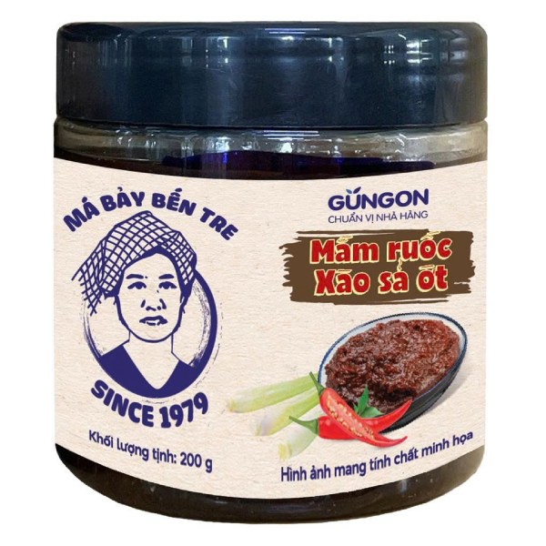 Mắm Ruốc Xào Sả Ớt Gungon Hũ 200G