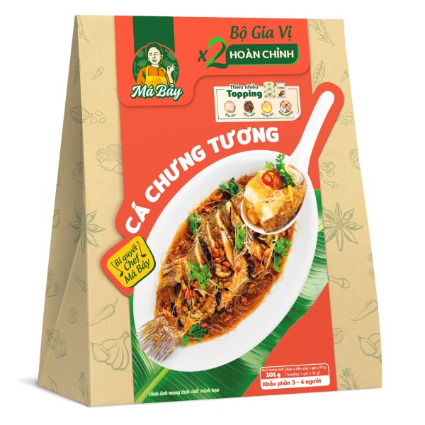 Xốt Gia Vị Hoàn Chỉnh Má Bảy Cá Chưng Tương 101G