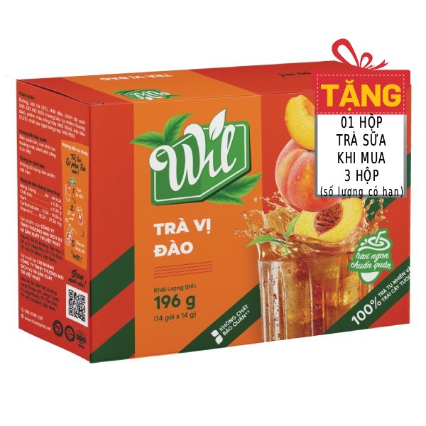 Trà Wil Đào Hộp 14 Gói*14G