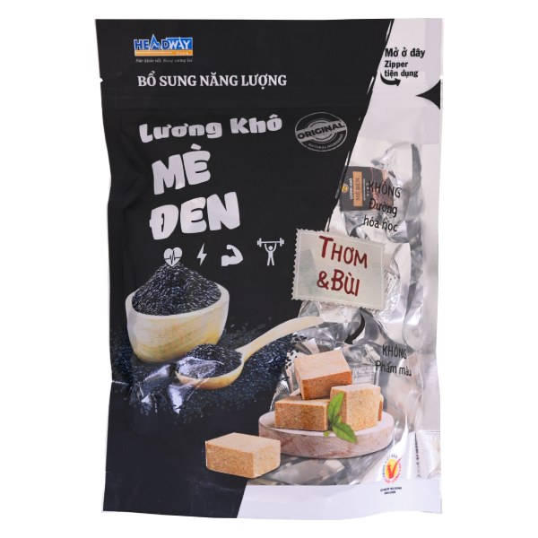 Lương Khô Headway Mè Đen Gói 230G