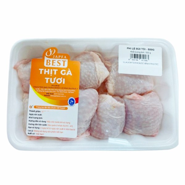 Phi Lê Đùi Tỏi Gà Có Da Japfa 500G