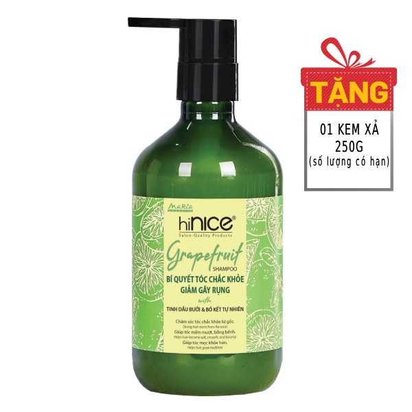 Dầu Gội Hinice Tinh Dầu Bưởi Thiên Nhiên 422G