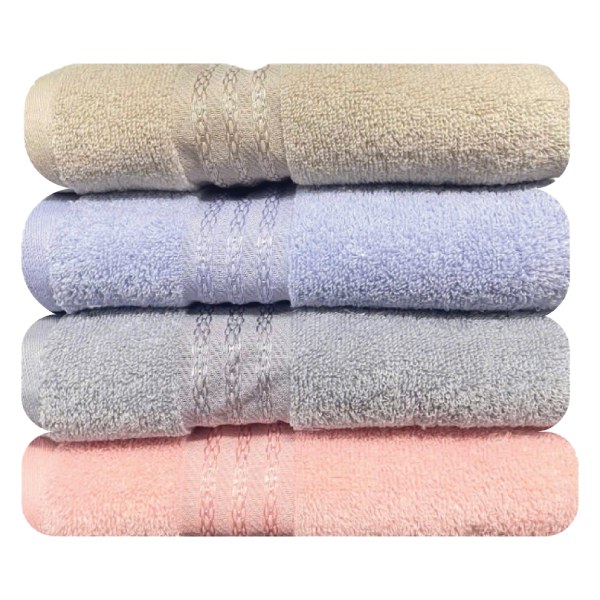 Khăn Tắm Cotton XK10 50*100Cm Kem