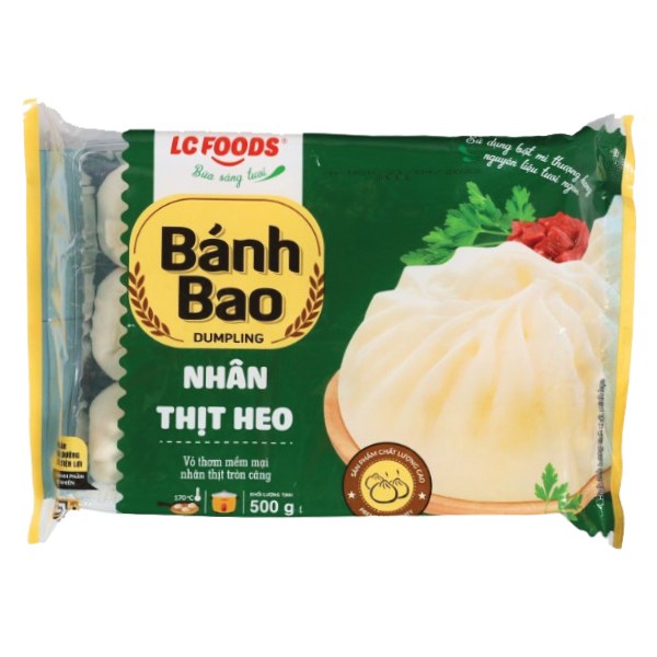 Bánh Bao LC Foods Nhân Thịt Heo 500G