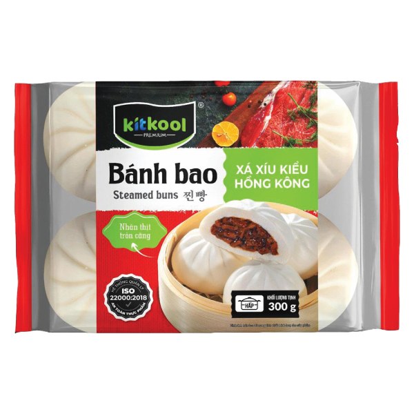 Bánh Bao Xá Xíu Hong Kong Gói 300G 