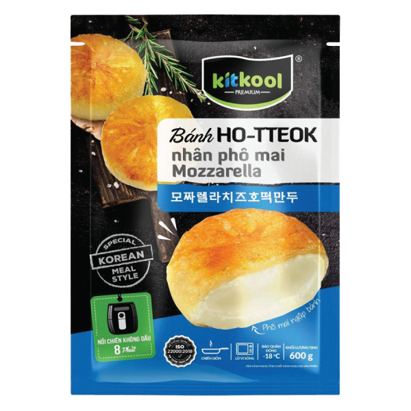 Bánh Hotteok Kitkool Phô Mai Mozzarella 600G