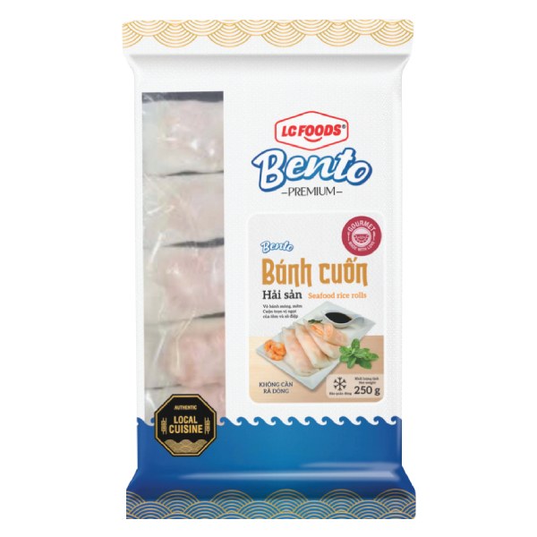 Bánh Cuốn Hải Sản Bento LC Foods Gói 250G